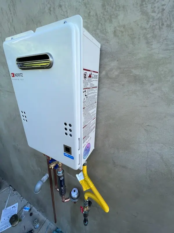 Tankless water heater installation for Christytown homes