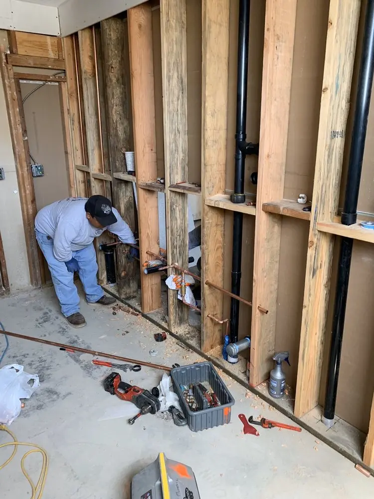 Commercial rough-in plumbing for Gas Line Repair in Christytown